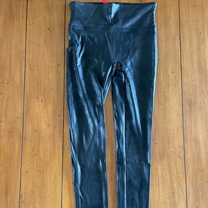 Spanx faux leather leggings